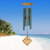 Woodstock Wind Chimes of Mars Wind Chimes for Outside, 17" Verdigris Small Light Sound Wind Chime Décor for Outdoor Garden, Patio, Porch, Encore Collection
