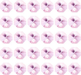 PATIKIL K9 Crystal Octagon Beads 2 Holes Pendants, 60 Pack 14mm Chandelier Prisms Parts Ornaments Hanging Beads for DIY Arts Crafts Decoration, Pink