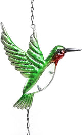 Animal Wind Chimes for Outside, Colorful Wind Chimes Aluminum Tube Wind Chime Outdoor Garden Wind Chime Decorative Chime of Wind for Indoor Living Room Office (Long-Bird)