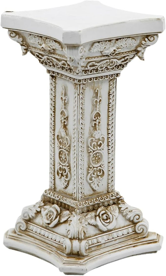 Roman Pillar Statue Sculpture Garden Pedestal Decorative Roman Column Statue Figurine for Party Indoor Outdoor Decoration