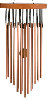 Regal Art & Gift Garden Kyoto Wind Chimes - Outdoor Decorative Metal Hanging Chime - Relaxing Sound for Yard, Patio, Porch or Garden - Oval Bronze
