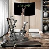 Donkey Welcome Flag 2X3FT, Farm House Flags, Donkey Meme Banner,Both Sides Printed, Men Women Banner,Vibrant Colors, Double Stitched with 2 Brass Grommets, Bar Garden Street Decoration, GYM, Office Decor,Indoor Outdoor Use,Gifts. (Donkey, 2x3ft)