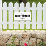 SCAZOMV Please Do Not Disturb Thank You Wood Sign Decor Funny Rustic Wood Front Door Sign Vintage Wall Hanging Plaque Porch Yard Studio Office Home Farmhouse Decor 10''x 5''
