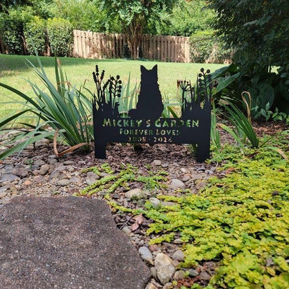 Custom Newfoundland Dog Metal Memorial Garden Stake Personalized Pet Grave Marker Name Sign Remembrance Stake Decor Sympathy Dog Loss,Outdoor Statues for Yard Garden Lawn Patio Pathway Grave.