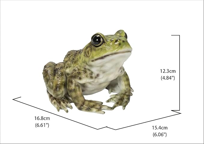 Hi-Line Gift American Bullfrog, Green