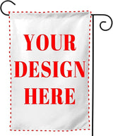 Custom Garden Flags for Outside Personalized Flag Customizable with Picture Make your Own Banner Customized Yard Decor 12x18 Double Sided Small