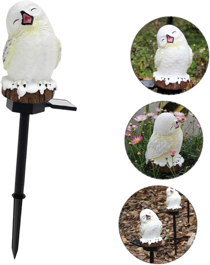 ibasenice Garden Stake Solar Shaped Led Outdoor Decor for Lawn and Walkway Easy Installation Resin Design for Pathway and Ambience