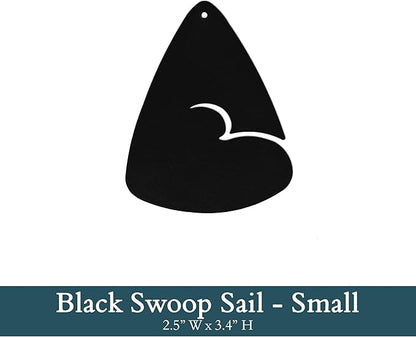 Personalized Wind Chime Sail, Sail Only, Engraved Windchime Tag, Custom Wind Chime Plaque, Replacement Windchime Sail