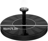2026 Solar Fountain for Bird Bath, Floating Solar Water Fountain with 6 Nozzles, Solar Powered Fountain Pump for Garden, Pond, Pool, Patio, Outdoor Decor (3, 6.3")