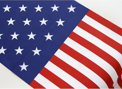 Memorial Day 4th of July Decorations, Large Hanging American Flag Door Banner, July Fourth Front Porch Decor for Home School Office Yard Patio Garage Outside, Patriotic Decor Outdoor Indoor