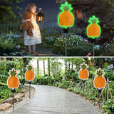 2Pack 42inch Solar Pineapple Neon Lights