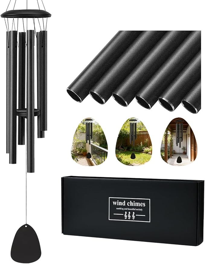 Wind Chimes for Outside,Soothing Melodic Tones Windchimes for Outdoor, Garden, Patio Decoration, Memorial Wind Chime Gifts for Mother’s Day Mom Women Grandma Neighbors Unisex
