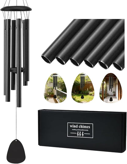 Wind Chimes for Outside,Soothing Melodic Tones Windchimes for Outdoor, Garden, Patio Decoration, Memorial Wind Chime Gifts for Mother’s Day Mom Women Grandma Neighbors Unisex