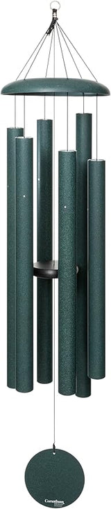 Corinthian Bells by Wind River - 60 inch Green Wind Chime for Patio, Backyard, Garden, and Outdoor Decor (Aluminum Chime) Made in The USA