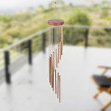 Wind Chimes Outdoor Memorial, 18 Aluminum Alloy Tubes Handcrafted for Superior Musical Performance and Durability, Hanging Decoration for Home Garden Yard Patio Porch Christmas