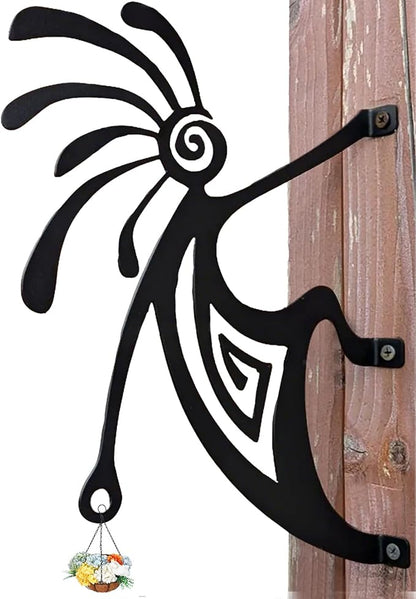 Native American Iron Plant Hangers Hooks for Outdoor -10inch Hanging Plants Flower Fern Pots Lantern Bird Feeder Wind Chimes for Porch Garden Farmhouse