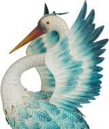 Regal Art & Gift Blue Crane Metal Statue 34" H – Indoor Outdoor Decorative Sculpture for Home & Garden Décor, Weather-Resistant Yard Art Figure for Patio, Lawn