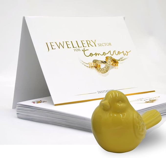 yhcdsea Decorative Chubby Bird Figure, Glazed Ceramic Cottage Animal Statue - Indoor/Outdoor Garden Decor Accent - Creative Gift (Yellow)