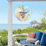 Cross Dove Wind Spinner, Metal Wind Spinners Outdoor/Indoor, Cross Hanging Garden Decor for Outside, Stainless Wind Spinners for Yard and Garden 10 inch 3D (25.76X25 CM)