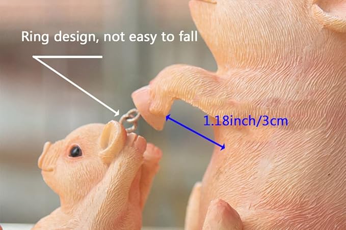 Primst 2PCS Hanging Cute Animal Statues Outdoor Garden Fence Decor, Resin Frog Sculpture for Patio, Lawn, Yard Art Decoration, Figurine Ornament Gift (Frog)