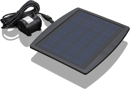 Meichoon Solar Fountain Pump with Panel 2.5W Birdbath Fountain Pond Pump Kit for Patio Garden Fish Tank Decoration MY04
