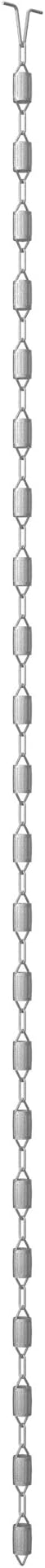 Rain Chains Direct - Scallop Rain Chain - 8.5 FT - Durable Milled Aluminum - Premium Rain Chains for Gutters