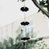 TZSSP Rain Chain,6FT Umbrella Rain Chains,Adjustable Rain Catcher Chain for Outdoor Garden Decor，Replacement Downspout for Gutters