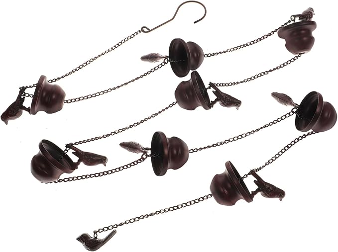 ORFOFE Metal Rain Chain for Gutters Unique Decorative Rain Chain Design for Home and Garden Finish Elegant Outdoor Water Drainage