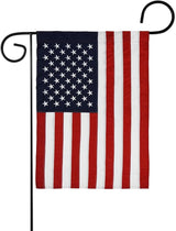 American Flags For Outside House Applique Memorial Wall Hanging Decor Home Independence Day Cemetery Decoration For Grave Yard Sign 4th Of July Poster Canvas Gifts US Flag USA Poster