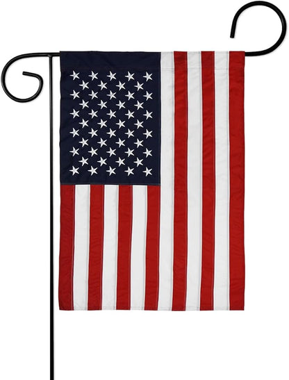 American Flags For Outside House Applique Memorial Wall Hanging Decor Home Independence Day Cemetery Decoration For Grave Yard Sign 4th Of July Poster Canvas Gifts US Flag USA Poster