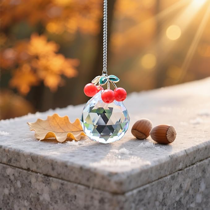 Crystal Sun Catcher Rainbow Maker, Ideal Window Prism Suncatcher (A)