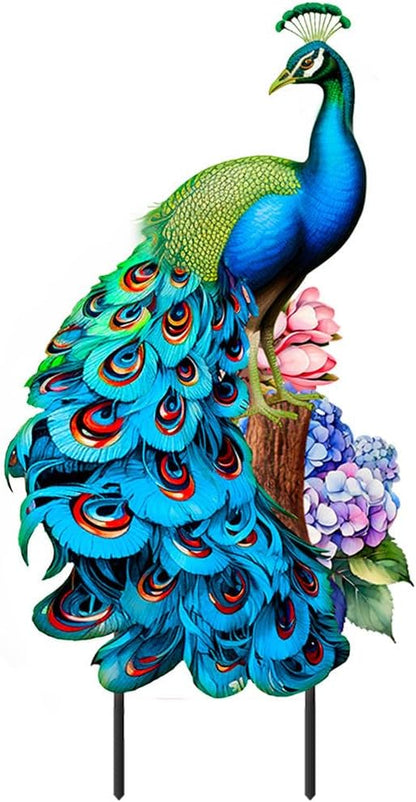 Briarwood Lane Fancy Peacock Metal Art