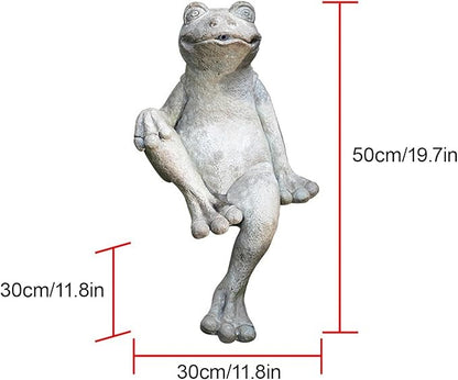 Whimsical Animal Pond Spitter, Spitters for Small Ponds, Fish Pond Water Circulation Outlet Landscaping, Outdoor Water Feature Statue for Garden, Yard, Lawn
