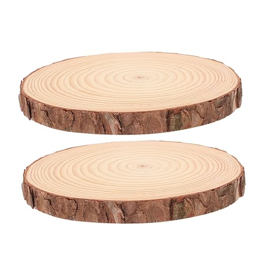 Balacoo 2pcs Outdoor Wooden Garden -Resistant Pathway Decor for Landscaping Walkways and Garden Paths Removable for Easy Cleaning