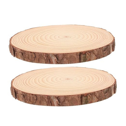 Balacoo 2pcs Outdoor Wooden Garden -Resistant Pathway Decor for Landscaping Walkways and Garden Paths Removable for Easy Cleaning