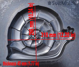SvitMolds Concrete Mold DIY Snail Stepping Stone Mould Concrete Cement Mould ABC Plastic Pulmonata Garden and Yard Decor Garden Path D74
