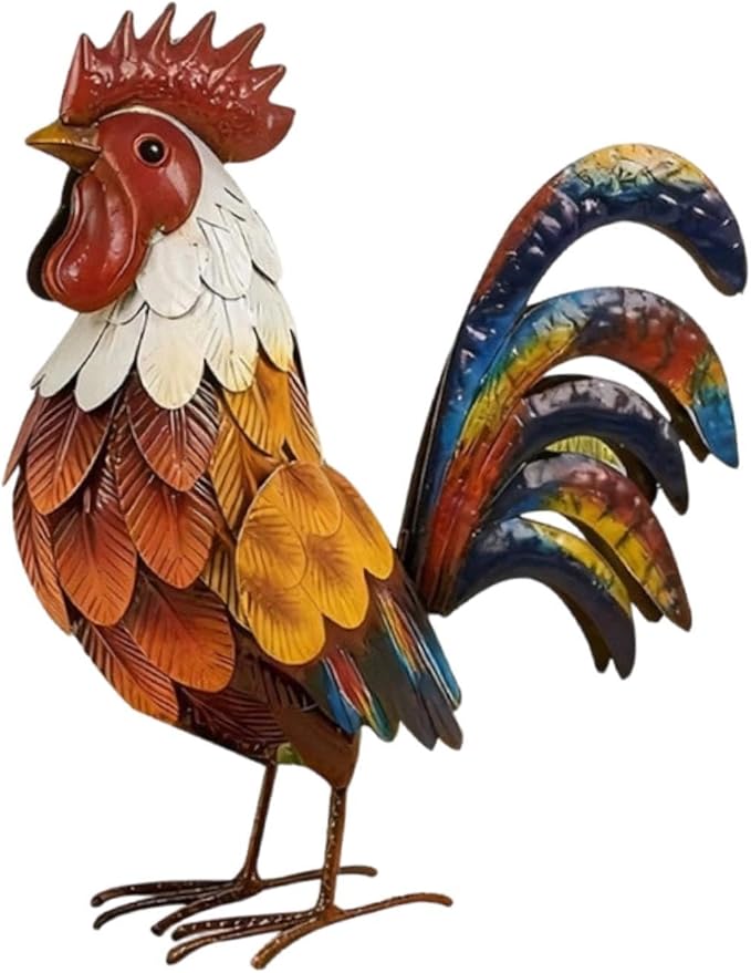 Metal Garden Statue Animal Sculpture, 3D, Statue, Yard Art Decor for Pathway Yard Outdoor Porch Lawn