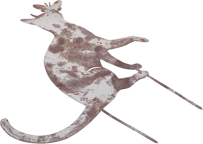 Totority Garden Cat Stake Iron Art Stake Vintage Cat Statue for Outdoor Decor Lawn Ornament