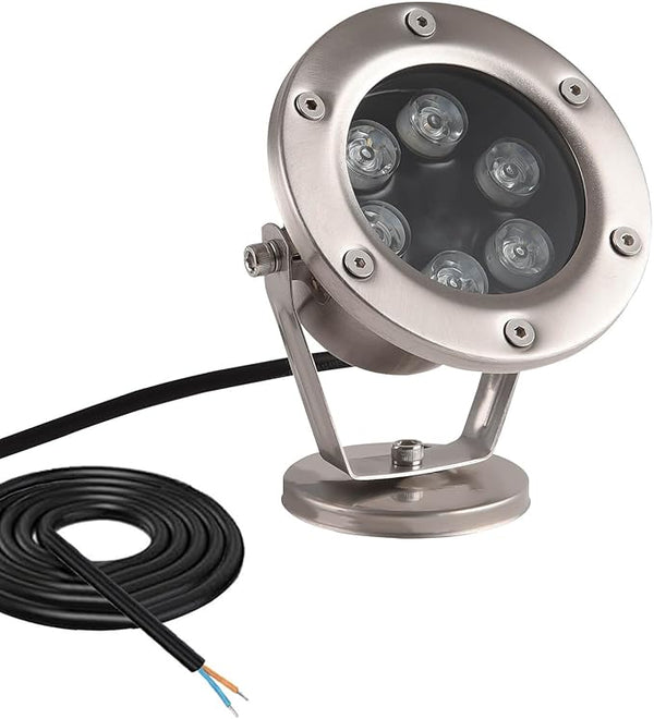 LED Pond Light Submersible Waterfall Fountain Underwater Light 12W 12V Warm White Color for Outdoor Home Garden Patio Pond