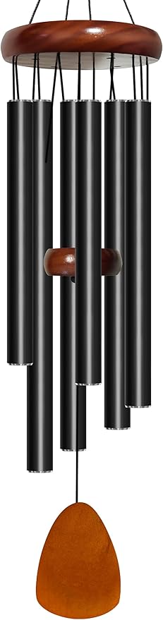 Bursvik Wind Chime for Outside, 29 inch Aluminium Metal Wind Chimes, Relaxing Soothing Wind Chimes Outdoor, Decoration for Garden, Patio, Yard, Home, Gift for Mother's Day, Birthday(Waterdrop)