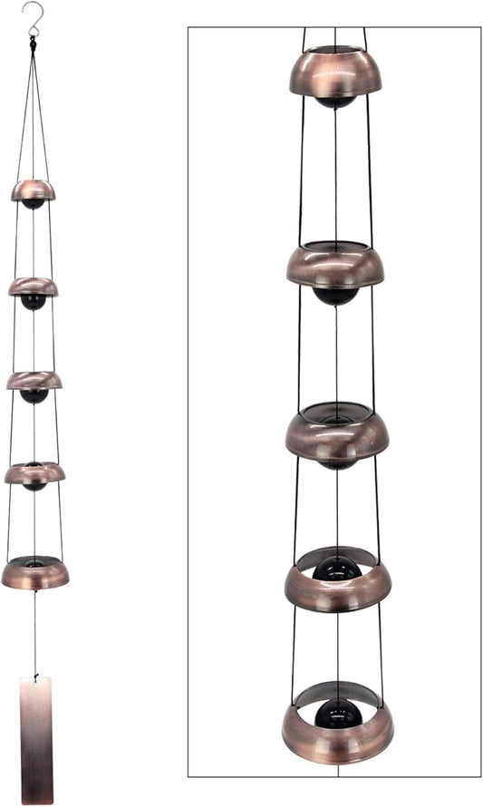 Copper Wind Chimes, Temple Wind Chime,Feng Shui Wind Chimes for Home Yard Outdoor Decoration
