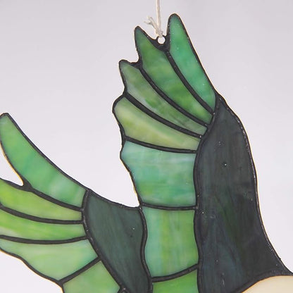 A Colorful One Hanging On The Window Wild Duck Stained Glass Suncatcher Home Decor1