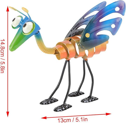 Yosoo Health Gear Metal Garden Grasshopper Decor Handcrafted Yard Art Outside Decoration Lawn Ornament Outdoor Model Large Cute Snails for Ornaments Patio Decorations Hanging Wall Statues