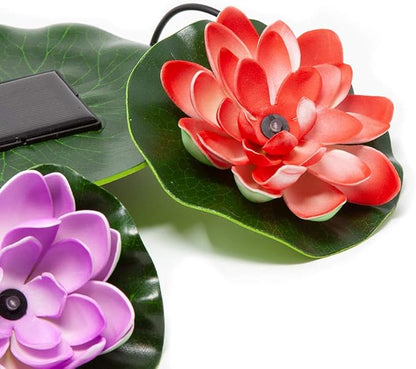 Beckett Corporation Solar Lily Lights for Pond