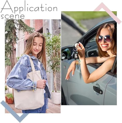 Cross Hanging Car Mirror Ornament Amazonite and Crystal Bead Charm Suncatcher Car Mirror Pendant Accessories Good Luck Keychain for Bag Window Cars Door Garden Balcony Home Decoration