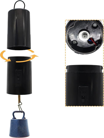 3pcs Wind Spinner Motor, Hanging Rotating Display Spinner Motor, Black Outdoor Hanging Wind Spinners for Yard, Garden, Lawn Decoration