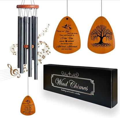 Memorial Wind Chimes Memorial Wind Chimes for Loss of Loved One, Sympathy Wind Chimes in Remembrance Gifts for Who Loss of Dad Mom Friends Baby Family