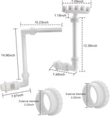 2-Pack Pool Fountain - Single Spray + 5-Nozzle Water Fountains for Above and In-Ground Pools, 360° Adjustable Swimming Spa Accessories Decoration Summer Water Temperatures Cooling.
