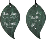 ASTARIN Memorial Custom Wind Chimes for Loss of Loved One, Wind Chimes for Patio Yard Decor, 24'' (Condolences-6)
