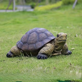 Garden Turtle Statue Decoration, Large Realistic Tortoise Figurine, Outdoor Lawn Ornament Garden Outdoor Courtyard, Lawn Landscape, Swimming Pool Decoration, Festival and Birthday Gifts